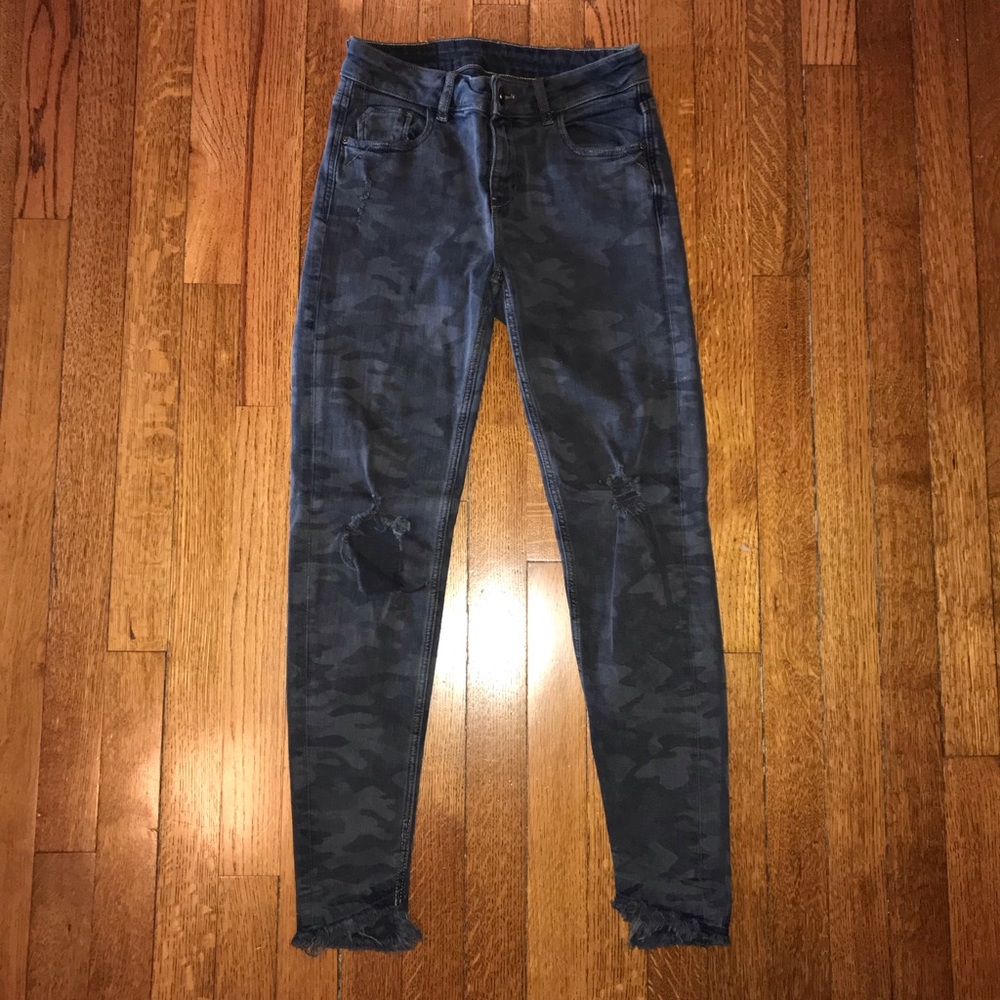 Zara Camo Jeans